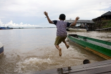 Frontera en el río Mekong 2, Vietnam