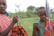 Masai shepherds, Kenya