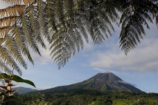 El volcán Arenal, Costa Rica